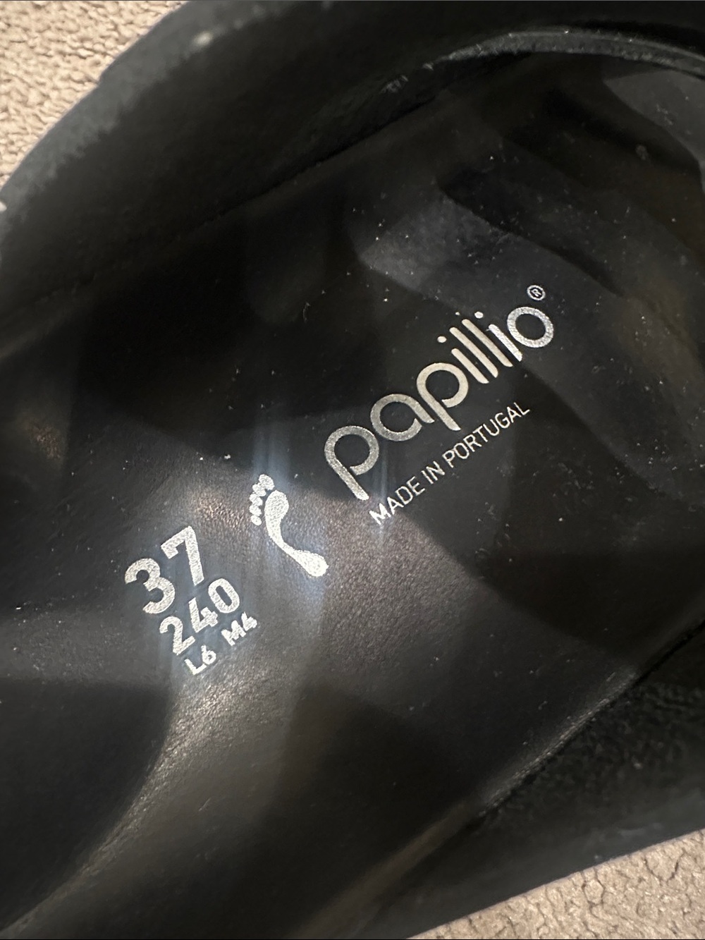 Birkenstock Black Platform Double-Buckle Slide Sandals - Picture 5 of 5